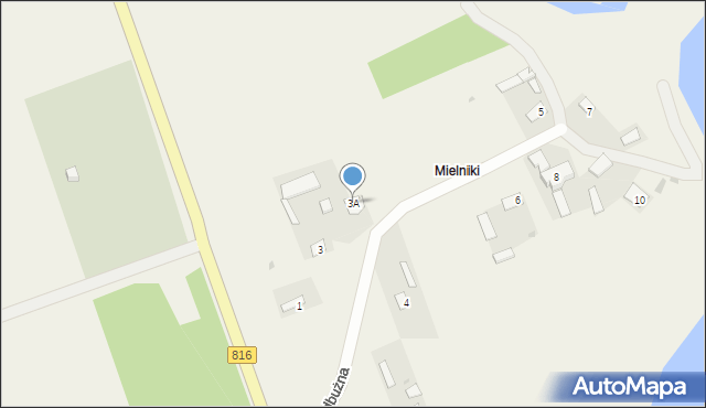 Świerże, Nadbużna, 3A, mapa Świerże