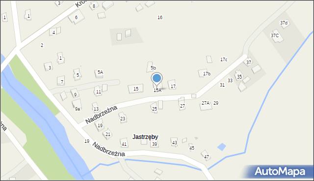 Świerzowa Polska, Nadbrzeżna, 15A, mapa Świerzowa Polska