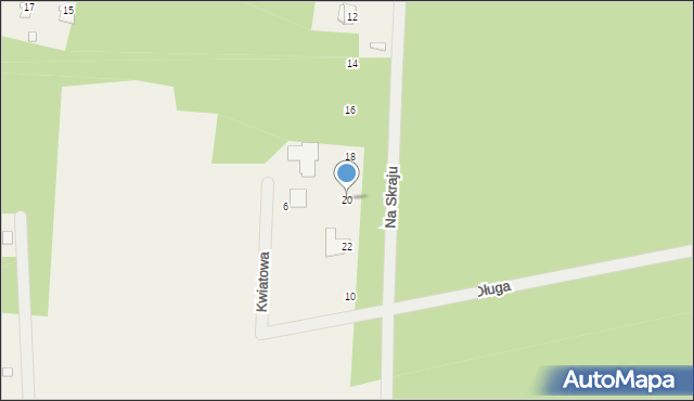 Świniotop, Na Skraju, 20, mapa Świniotop