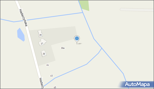 Szamoty, Nadarzyńska, 39b, mapa Szamoty