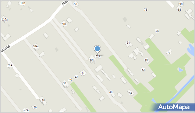 Szczebrzeszyn, Nadrzeczna, 52A, mapa Szczebrzeszyn