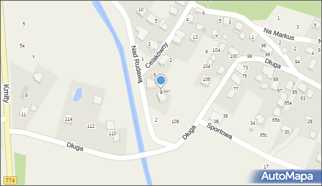 Szczyglice, Nad Rudawą, 4, mapa Szczyglice