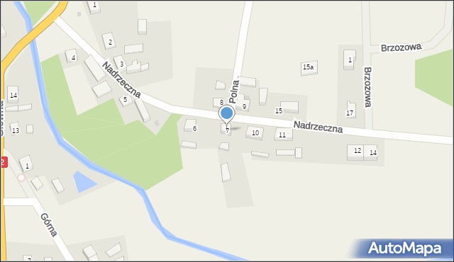 Szwecja, Nadrzeczna, 7, mapa Szwecja