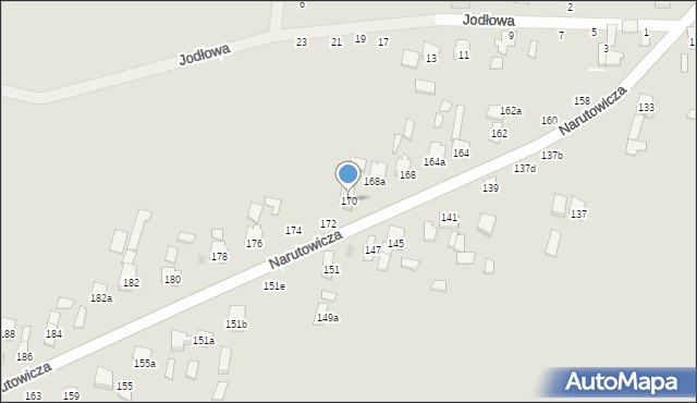 Szydłowiec, Narutowicza Gabriela, 170, mapa Szydłowiec