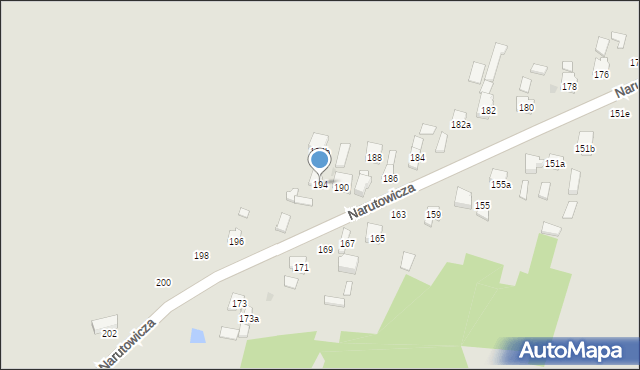 Szydłowiec, Narutowicza Gabriela, 194, mapa Szydłowiec