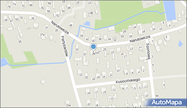 Szydłowiec, Narutowicza Gabriela, 29, mapa Szydłowiec