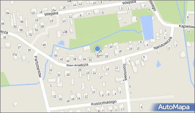 Szydłowiec, Narutowicza Gabriela, 30, mapa Szydłowiec