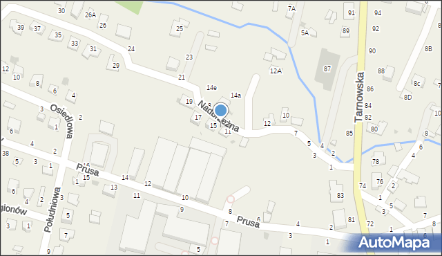 Tarnowiec, Nadbrzeżna, 13, mapa Tarnowiec