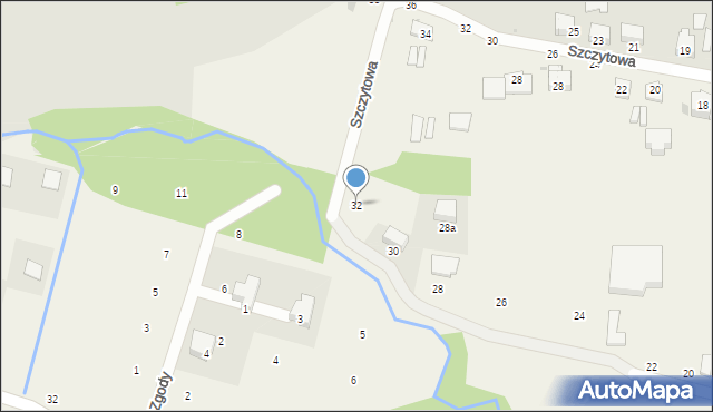 Tarnowiec, Najdałówka, 32, mapa Tarnowiec