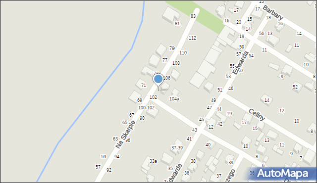 Tomaszów Mazowiecki, Na Skarpie, 104, mapa Tomaszów Mazowiecki