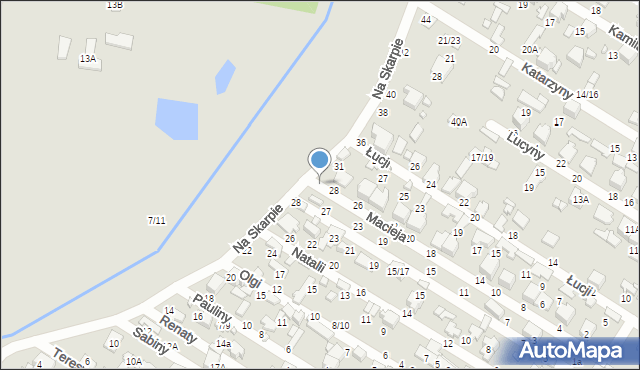 Tomaszów Mazowiecki, Na Skarpie, 32, mapa Tomaszów Mazowiecki