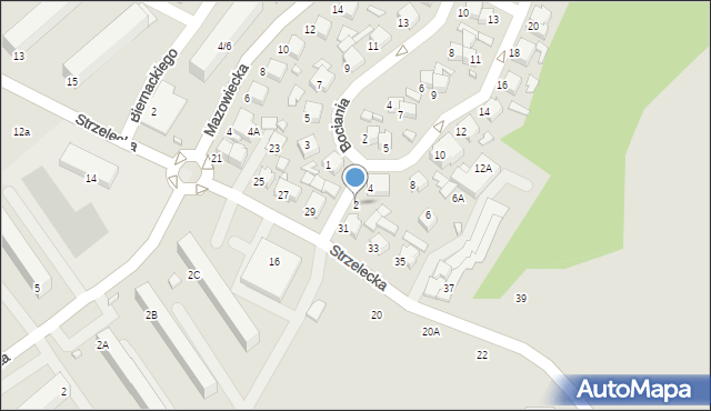 Tomaszów Mazowiecki, Nadpiliczna, 2, mapa Tomaszów Mazowiecki