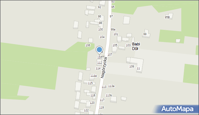 Tomaszów Mazowiecki, Nagórzycka, 110, mapa Tomaszów Mazowiecki
