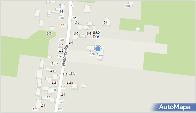 Tomaszów Mazowiecki, Nagórzycka, 111, mapa Tomaszów Mazowiecki