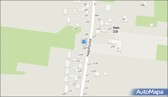 Tomaszów Mazowiecki, Nagórzycka, 114, mapa Tomaszów Mazowiecki