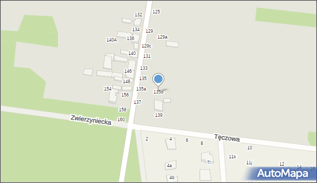 Tomaszów Mazowiecki, Nagórzycka, 135d, mapa Tomaszów Mazowiecki