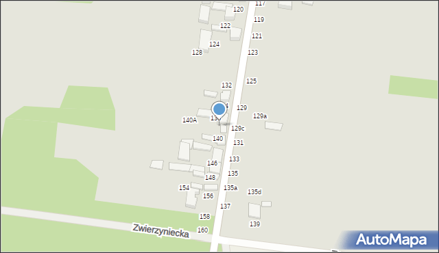 Tomaszów Mazowiecki, Nagórzycka, 138, mapa Tomaszów Mazowiecki