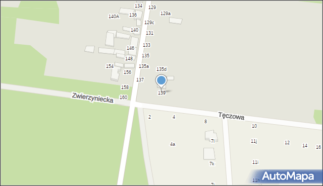 Tomaszów Mazowiecki, Nagórzycka, 139, mapa Tomaszów Mazowiecki