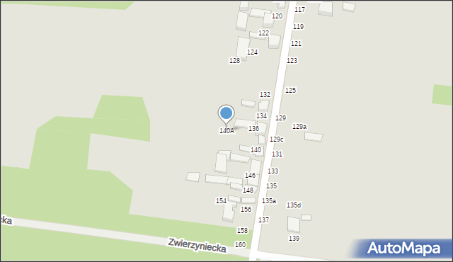 Tomaszów Mazowiecki, Nagórzycka, 140A, mapa Tomaszów Mazowiecki