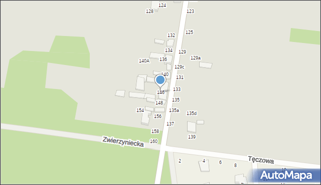 Tomaszów Mazowiecki, Nagórzycka, 146, mapa Tomaszów Mazowiecki