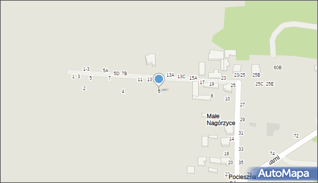 Tomaszów Mazowiecki, Nagórzycka, 6, mapa Tomaszów Mazowiecki