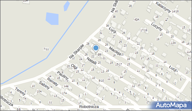Tomaszów Mazowiecki, Natalii, 22a, mapa Tomaszów Mazowiecki