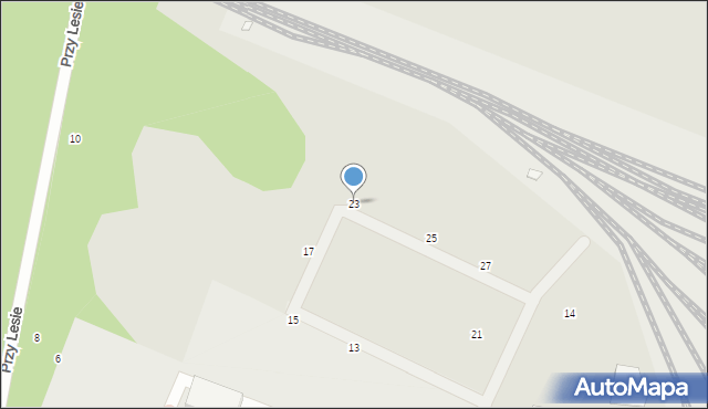 Toruń, Na Uboczu, 23, mapa Torunia