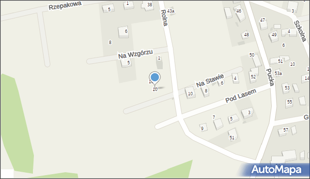 Tupadły, Na Stawie, 10, mapa Tupadły