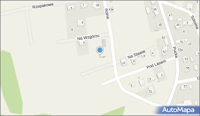 Tupadły, Na Stawie, 10a, mapa Tupadły