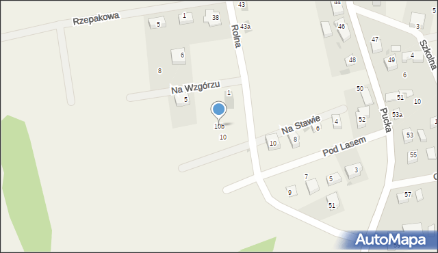 Tupadły, Na Stawie, 10b, mapa Tupadły