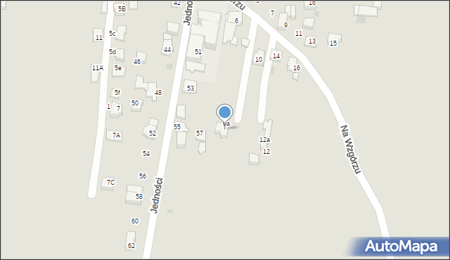 Tychy, Na Wzgórzu, 8, mapa Tych&oacute;w