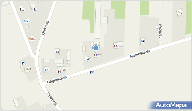 Tymienice, Nagietkowa, 13, mapa Tymienice