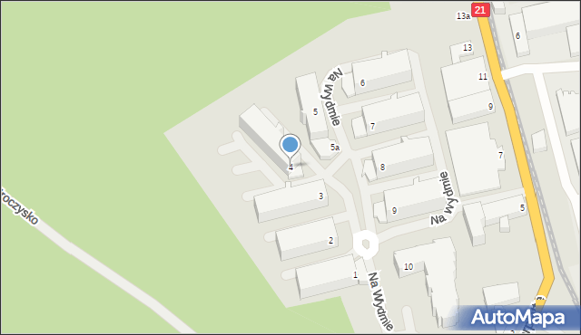 Ustka, Na Wydmie, 4, mapa Ustka