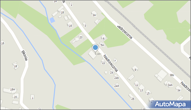 Wąchock, Nadrzeczna, 20a, mapa Wąchock