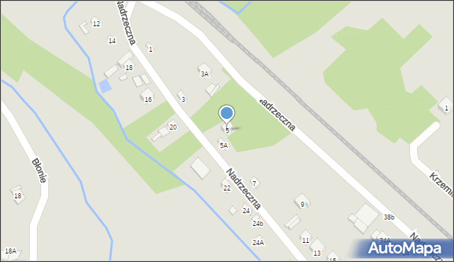 Wąchock, Nadrzeczna, 5, mapa Wąchock