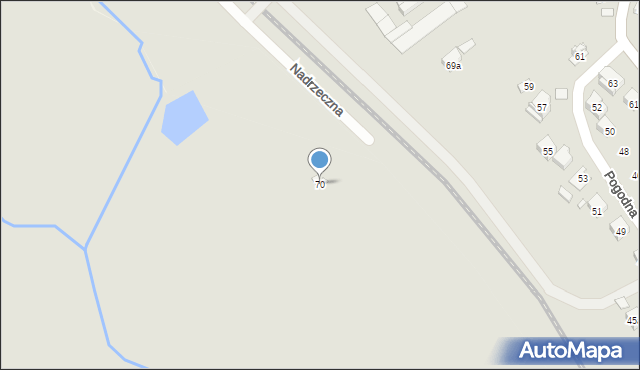 Wąchock, Nadrzeczna, 72, mapa Wąchock