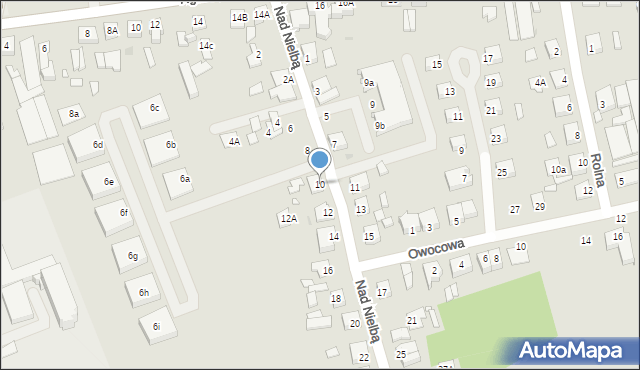 Wągrowiec, Nad Nielbą, 10, mapa Wągrowiec