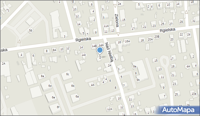 Wągrowiec, Nad Nielbą, 2, mapa Wągrowiec