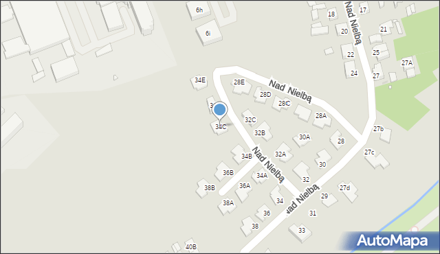Wągrowiec, Nad Nielbą, 34C, mapa Wągrowiec
