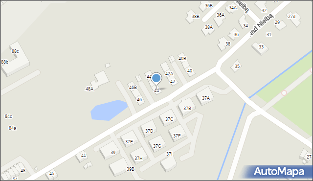 Wągrowiec, Nad Nielbą, 44, mapa Wągrowiec