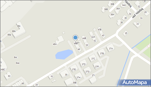 Wągrowiec, Nad Nielbą, 46B, mapa Wągrowiec