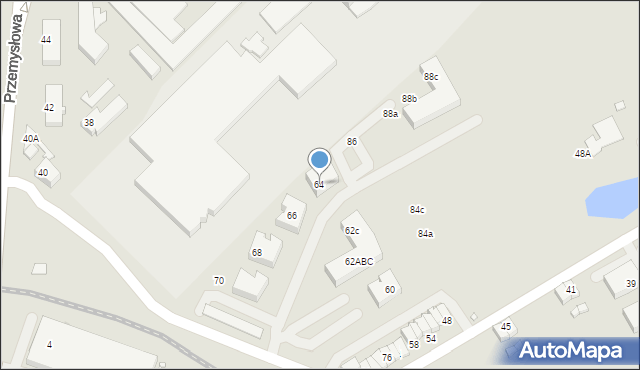 Wągrowiec, Nad Nielbą, 64, mapa Wągrowiec