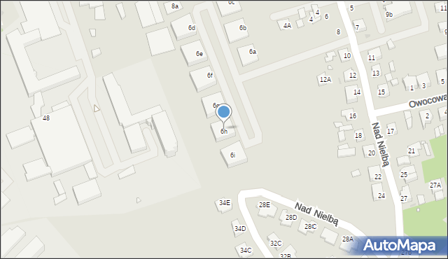 Wągrowiec, Nad Nielbą, 6h, mapa Wągrowiec