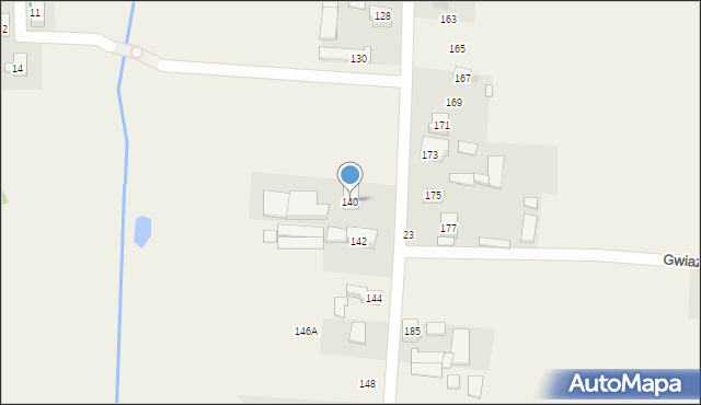 Walendów, Nad Utratą, 140, mapa Walendów