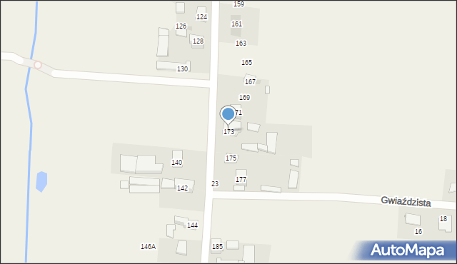 Walendów, Nad Utratą, 173, mapa Walendów