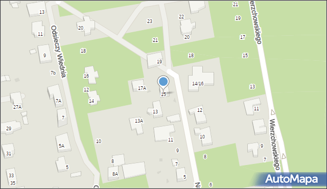 Warszawa, Nawigatorów, 15, mapa Warszawy