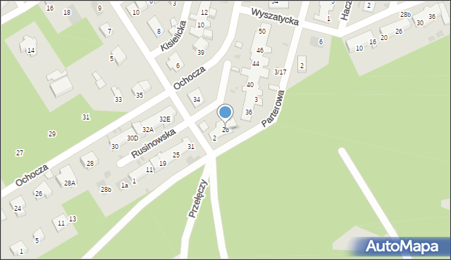 Warszawa, Narcyzowa, 2b, mapa Warszawy