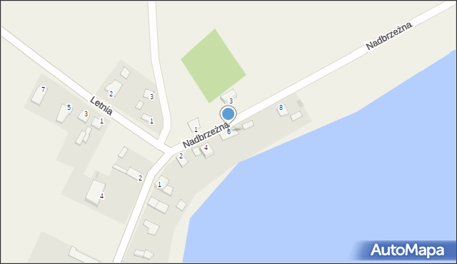 Wąsosz, Nadbrzeżna, 6, mapa Wąsosz