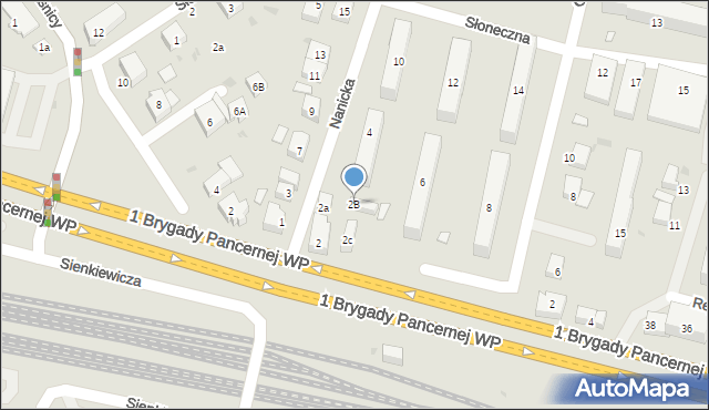 Wejherowo, Nanicka, 2B, mapa Wejherowo