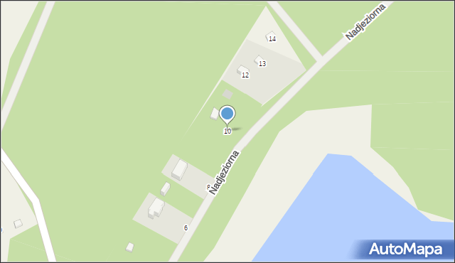 Wieck, Nadjeziorna, 10, mapa Wieck